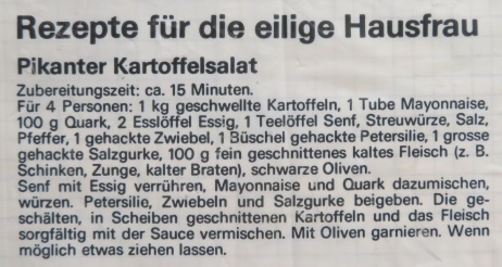 KARTOFFELSALAT PIKANT